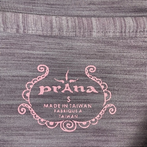 Prana purple long sleeve emblem top - Picture 4 of 8